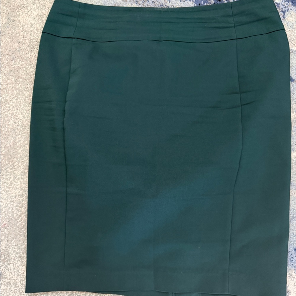 Chic Dark Green Pencil Skirt